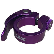 Theory Quickie QR  Seat Clamp Purple / (28.6mm) Fits: 25.4mm Post