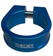 Theory Trusty Seat Clamp Blue / (28.6mm) Fits: 25.4mm Post