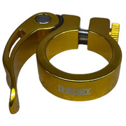 Theory Quickie QR  Seat Clamp Gold / (28.6mm) Fits: 25.4mm Post