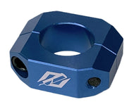 TNT Double Bolt Seatpost Clamp 25.4mm OD Fits: 22.2mm Post / Blue