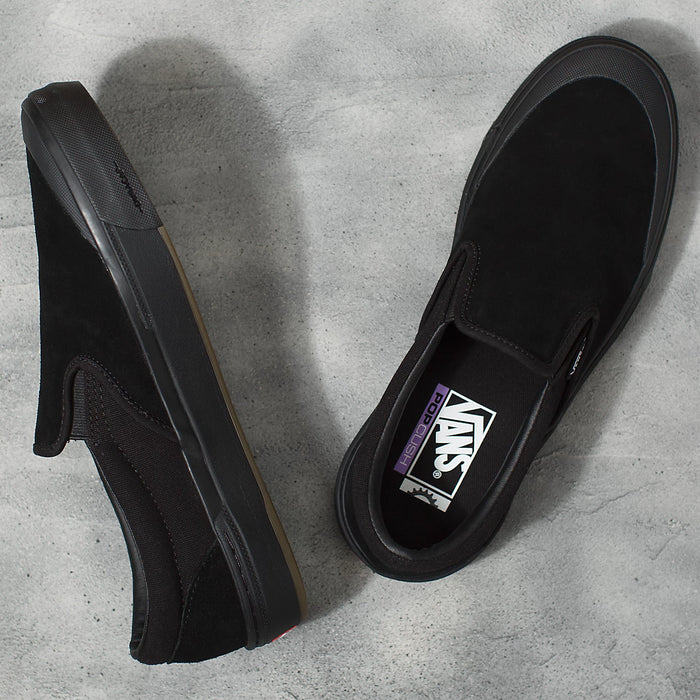 Vans BMX Slip-On Pro Shoes (Black/Black)