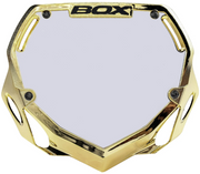 Box Two Number Plate Chrome Gold/Large