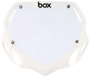 Box Two Number Plate White/Large