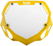 Box Two Number Plate Yellow/Large