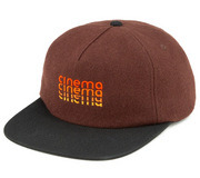 Cinema Stack Melton Wool Hat Brown/Black