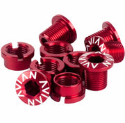 Avian Alloy Chainring Bolts Red/Short