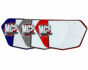 MCS Number Plate Blue / Mini