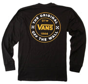 Vans OG Circle Lock Up Long Sleeve Shirt Black/Small