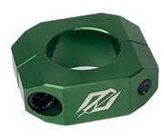 TNT Double Bolt Seatpost Clamp 25.4mm OD Fits: 22.2mm Post / Green