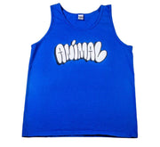 Animal Fill In Tank Top Blue/Small