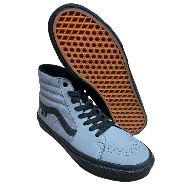 Vans Sk8 Hi Pro Shoes (Washed Blue / Black)