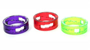 MISSION ADJUSTABLE HEADSET SPACER Clear Red
