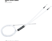 ODYSSEY BOTTOM GYRO CABLE Bottom cable/White