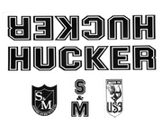 S&M HUCKER (HOLMES) DECAL SET Black