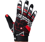 Shadow Transmission Conspire Youth Gloves Red/Black - Youth Small