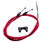 SNAFU ASTROGLIDE DUAL BOTTOM GYRO CABLE KIT Red