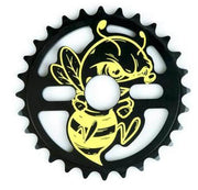 Total BMX Killabee Sprocket Black/Yellow - 25T