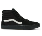 Vans Sk8 Hi Pro BMX Shoes (Black/Black/White) Size 8