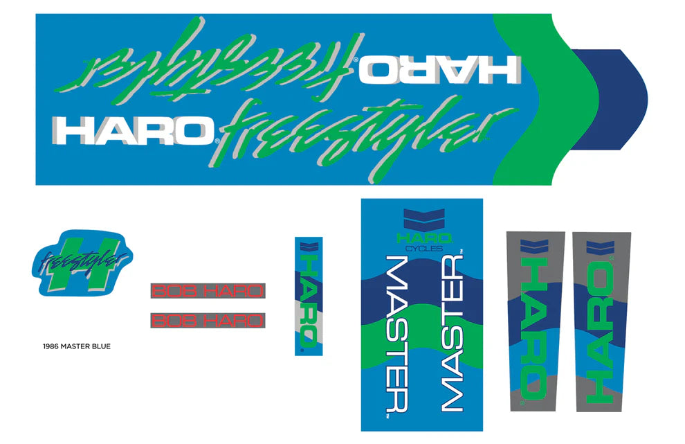 HARO RETRO FRAME DECAL KITS