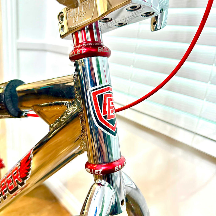 BILLET BMX DEEZ NUTS 12 POINT THREADLESS HEADSET KIT 1-1/8