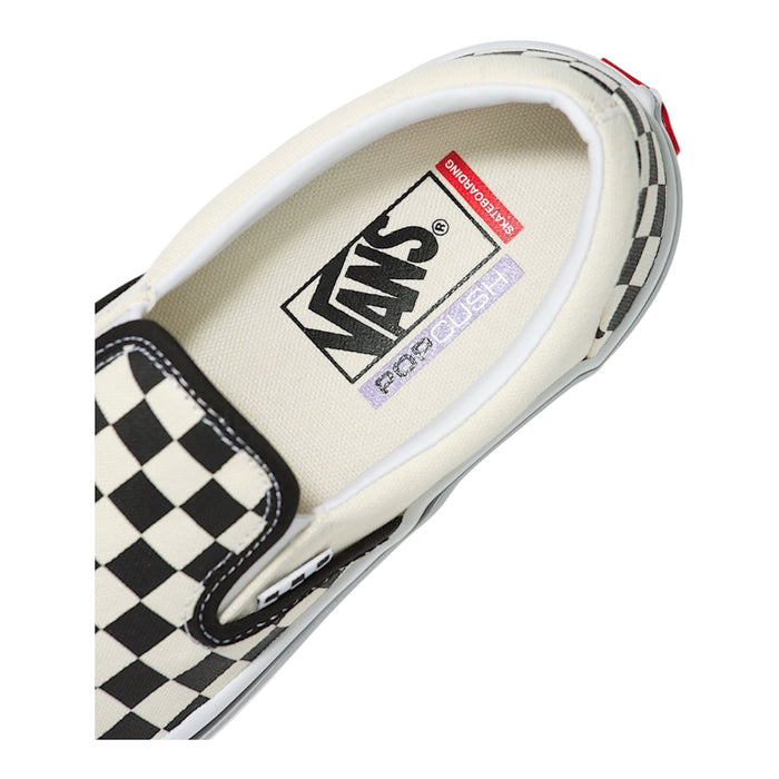 Vans Slip-On Pro Shoes (Checkerboard Black / White)