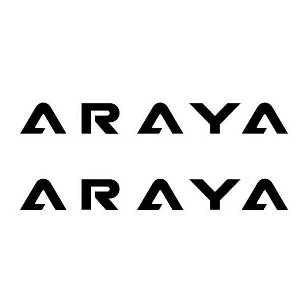Araya Letters Decals