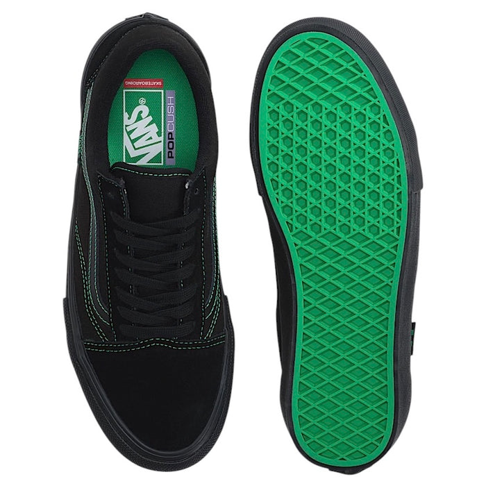 Vans Old Skool Pro Shoes (Black / Green)