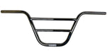 Simple black line drawing icon of a shopping cart or basket viewed from the front, showing the characteristic U-shaped basket with a horizontal handlebar across the top.