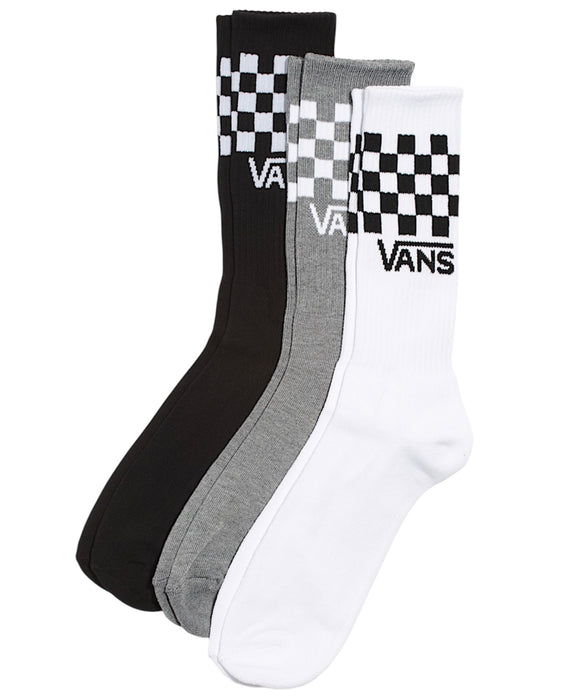 Vans Classic Check Crew Sock (3-Pack)