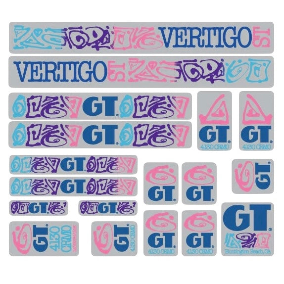 1989 GT Vertigo Decal Set