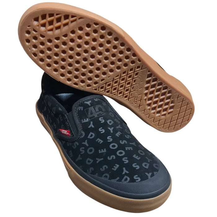 Vans X Odyssey Slip On Pro Shoes (Black / Gum)