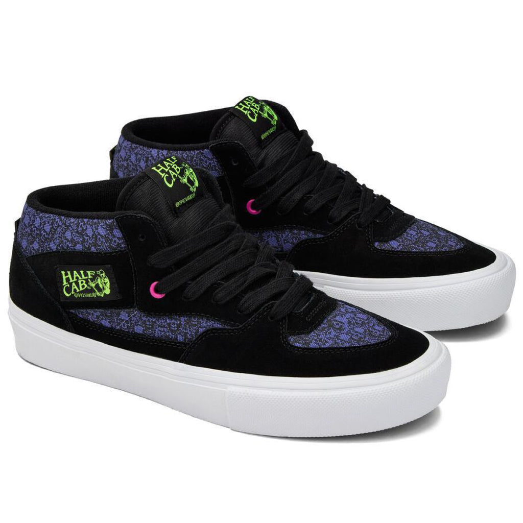 Vans Half Cab Shoe ( Acid Airbrush Violet Purple ) — Albe's BMX