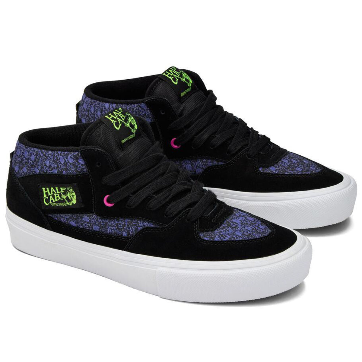 Vans Half Cab Shoe ( Acid Airbrush Violet Purple ) — Albe's BMX