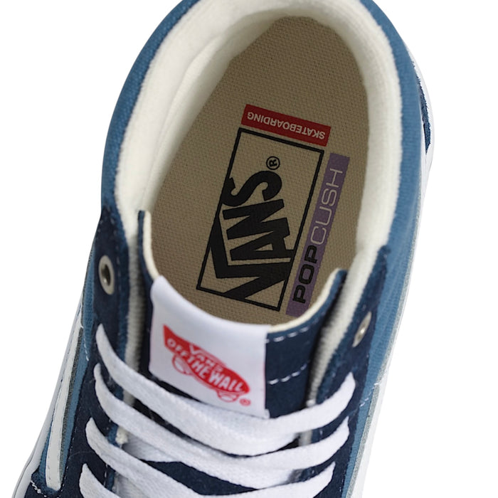 VANS Sk8-Hi Pro ネイビー Vans Sk8-Hi Pro Shoes (Navy / White) — Albe's BMX