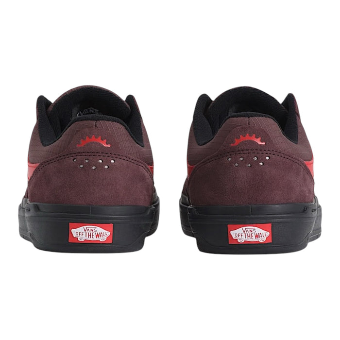 Vans BMX Proof Wafflecup Shoes (Brown / Rio Red / Black)