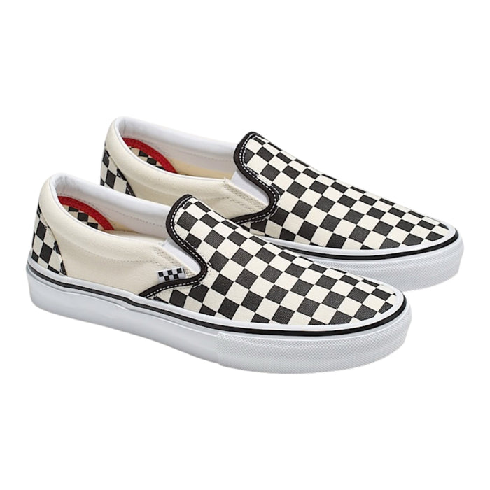 Vans Slip-On Pro Shoes (Checkerboard Black / White)