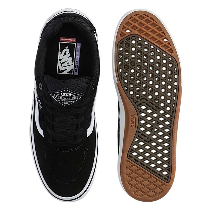 Vans Kyle Walker Wafflecup Shoes (Black / White)