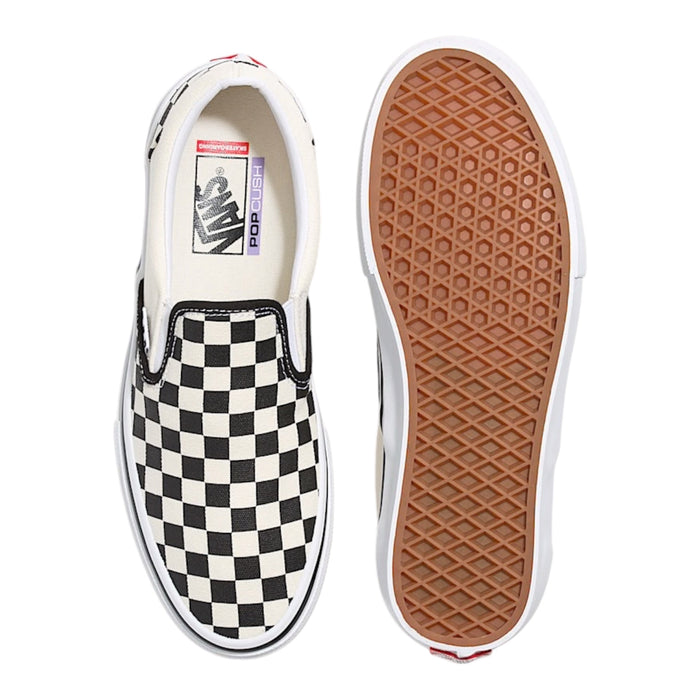 Vans Slip-On Pro Shoes (Checkerboard Black / White)