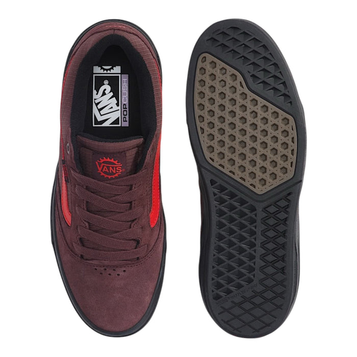 Vans BMX Proof Wafflecup Shoes (Brown / Rio Red / Black)