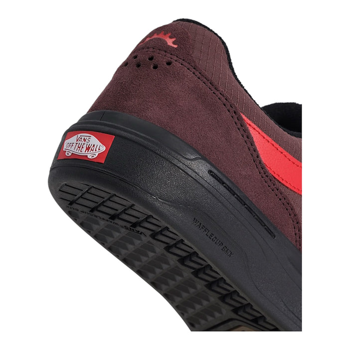 Vans BMX Proof Wafflecup Shoes (Brown / Rio Red / Black)