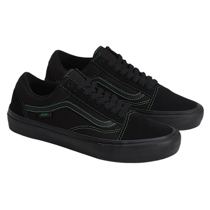 Vans Old Skool Pro Shoes (Black / Green)