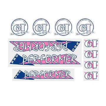 1986 GT PRO Performer Decal Set