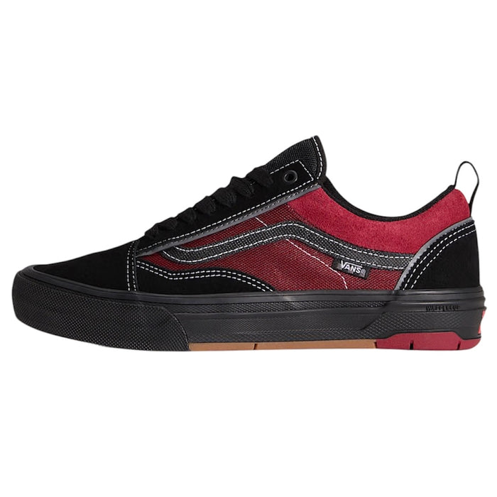 Vans Skate Old Skool Wafflecup Shoes ( Black / Red )