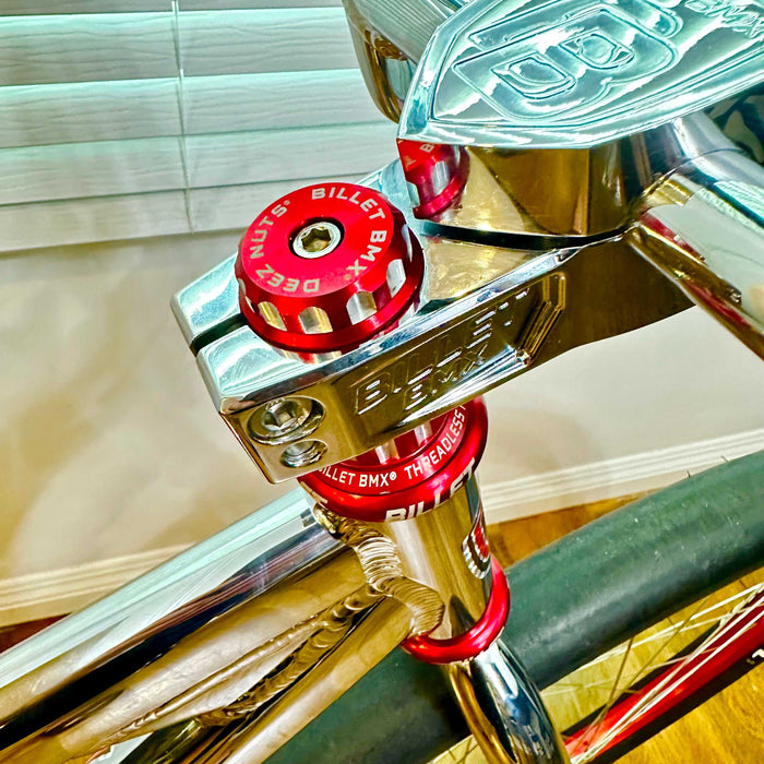 BILLET BMX DEEZ NUTS 12 POINT THREADLESS HEADSET KIT 1-1/8