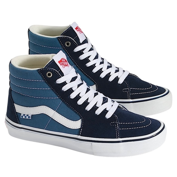 Vans Sk8-Hi Pro Shoes (Navy / White)