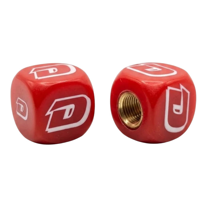 Dyno D-Logo Dice Valve Caps