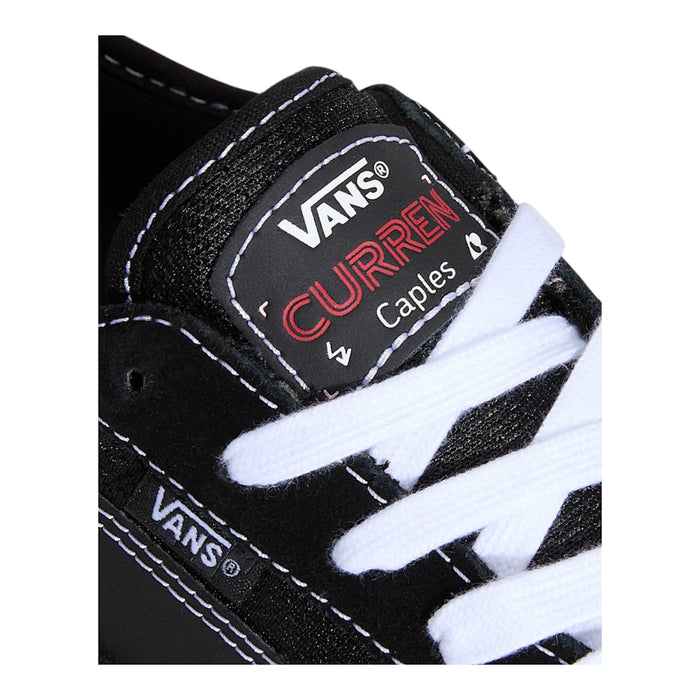 Vans Curren Caples Shoes ( Black / White )