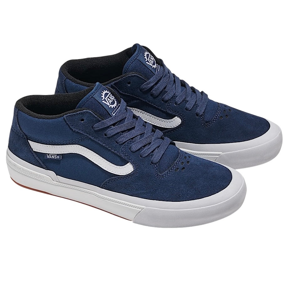 Vans BMX Style 114 Shoes (Navy / White) — Albe's BMX