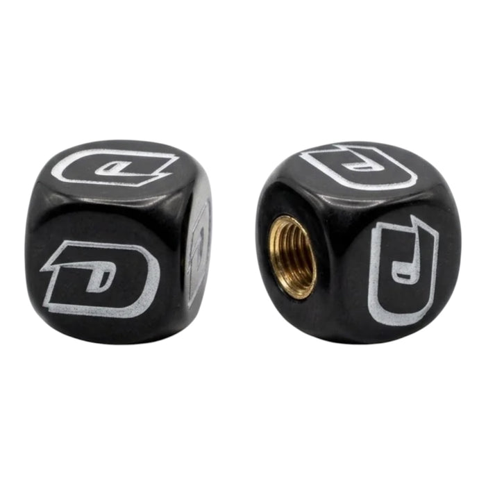 Dyno D-Logo Dice Valve Caps