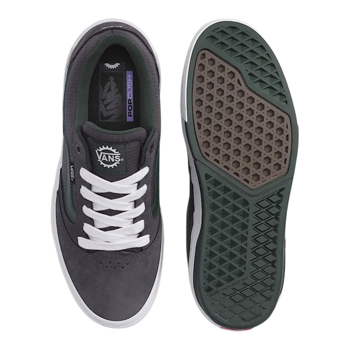 Vans BMX Proof Wafflecup Shoes (Charcoal / Green / White)